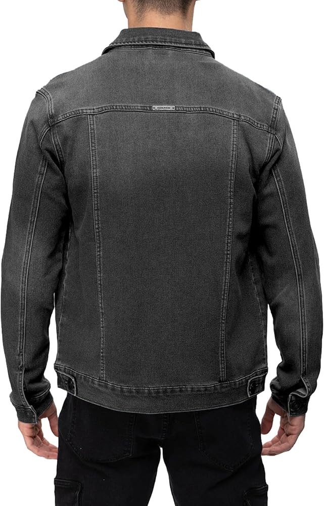 Mens Denim Jacket Slim Fit - Grey