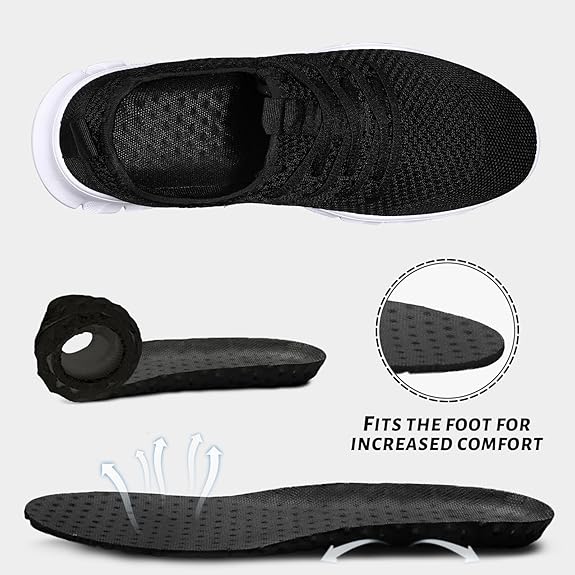 71m7PBO4yQL._AC_SY575_ Sporty Sneakers - Black and White