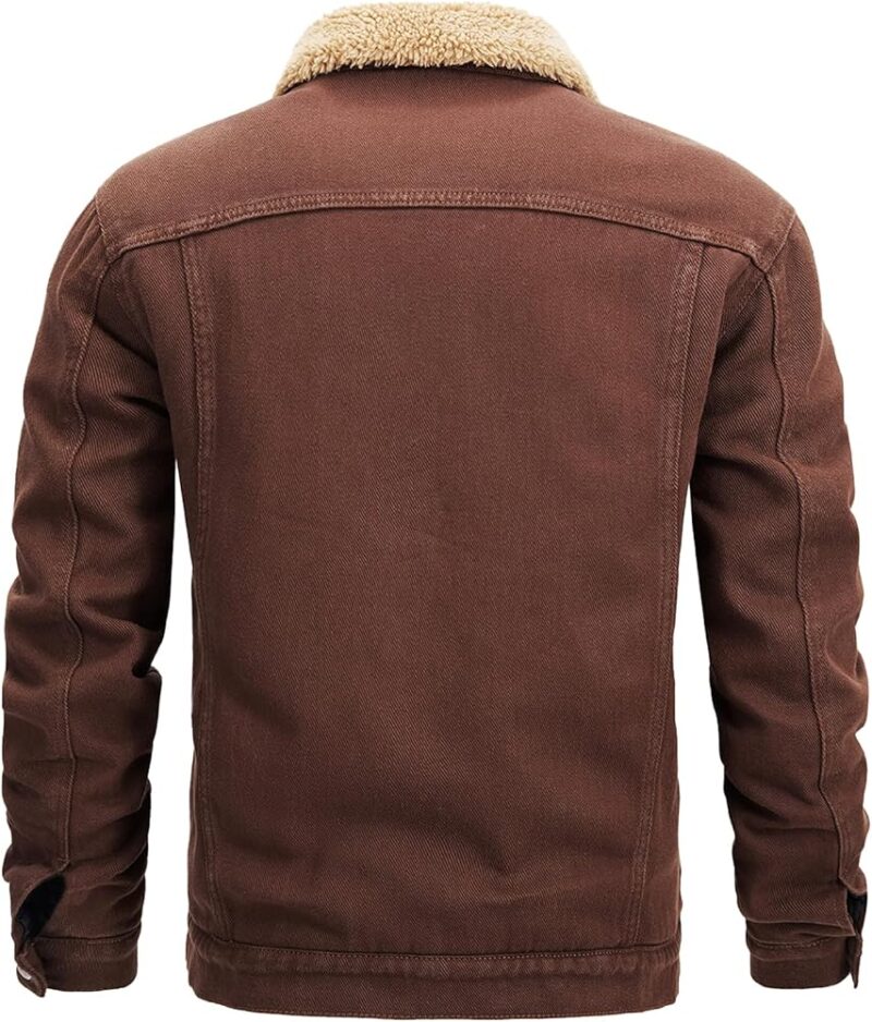 Unisex Denim Jacket Regular Fit - Brown