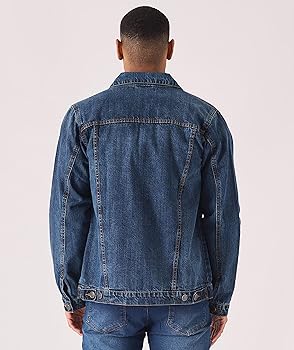 Mens Denim Jacket Regular Fit - Navy