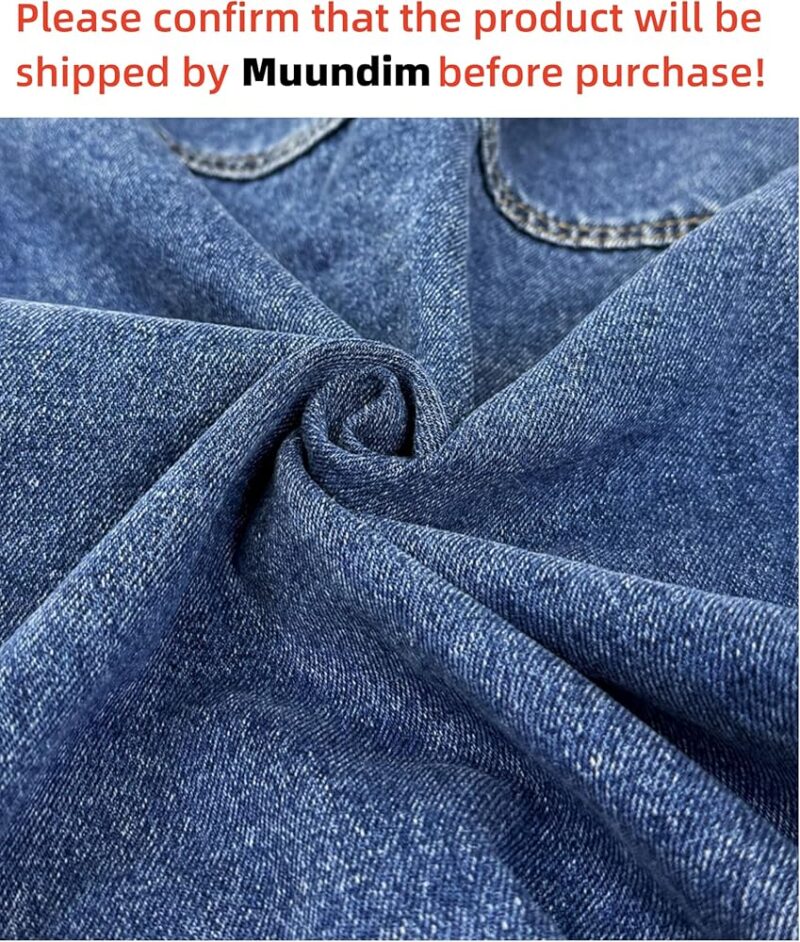 Womens Denim Jacket Oversized Fit - Blue