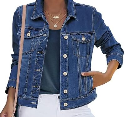 Womens Denim Jacket Regular Fit - Blue