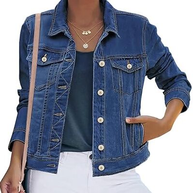 Womens Denim Jacket Regular Fit - Blue