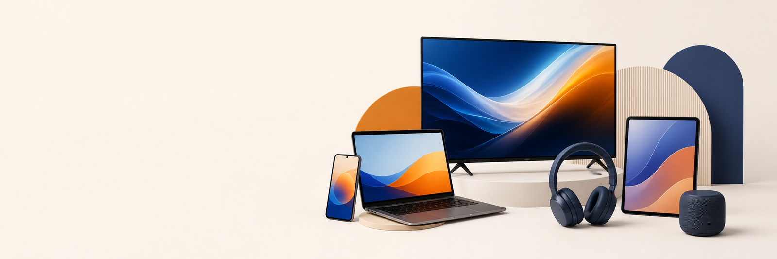 Phones, computers, televisions and audio products