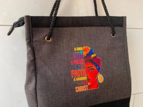 Woman of Faith Structured Tote Bag