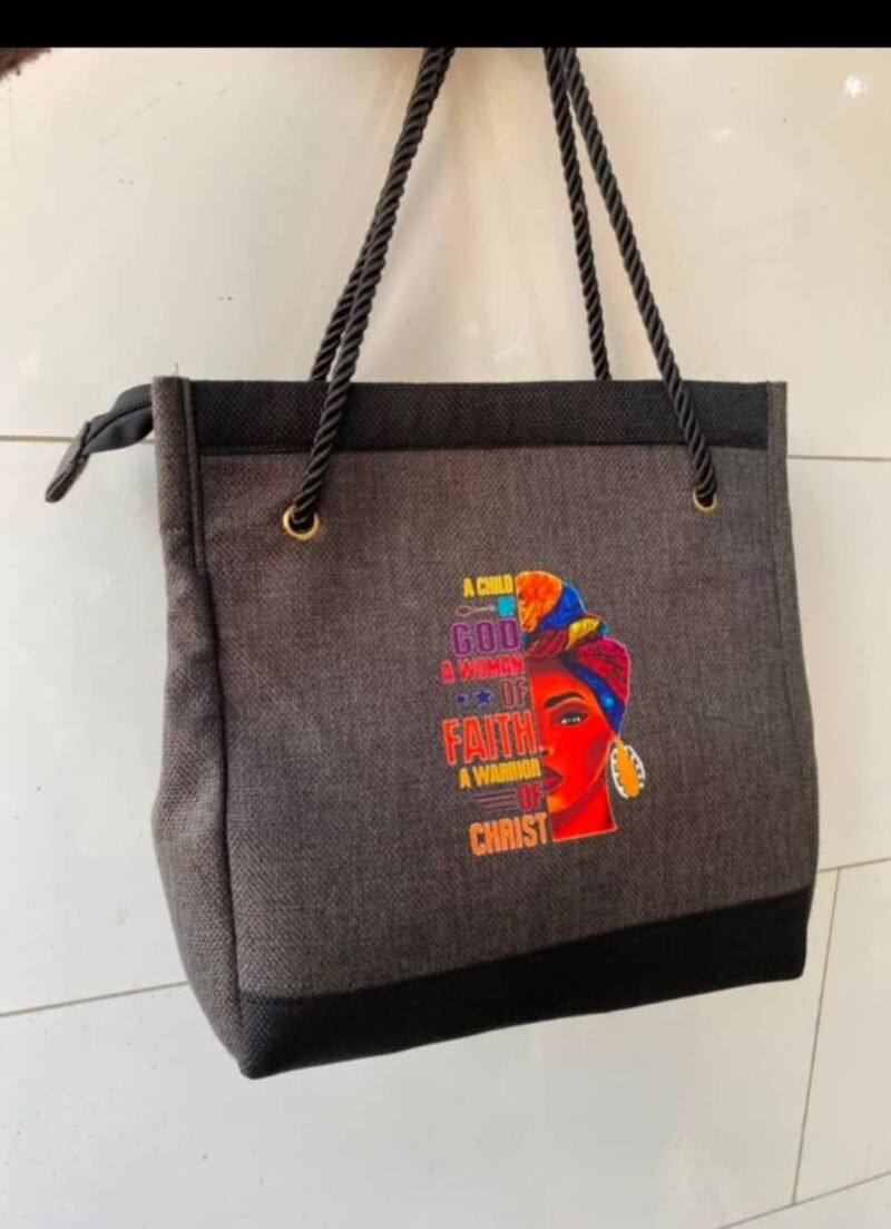 Woman of Faith Structured Tote Bag
