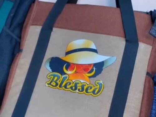 hamsa-product-05 Blessed Colour-Block Tote Bag
