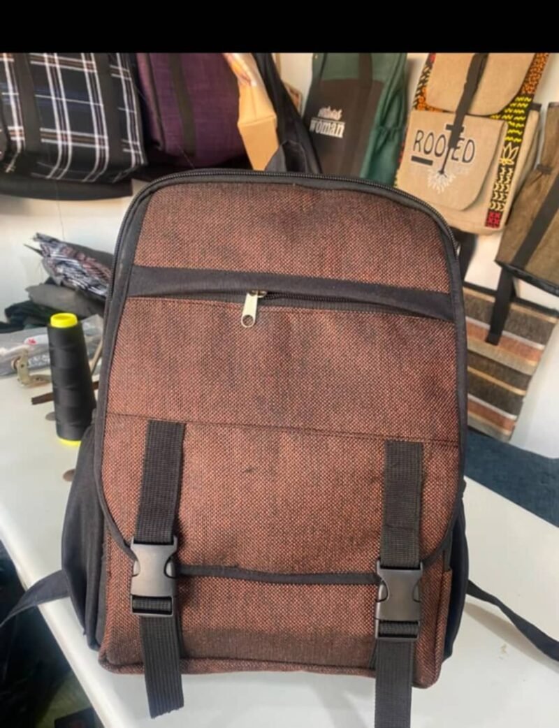 Vintage Brown Flap Backpack
