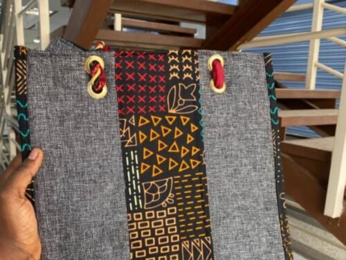 hamsa-product-12 African Heritage Chain-Handle Tote