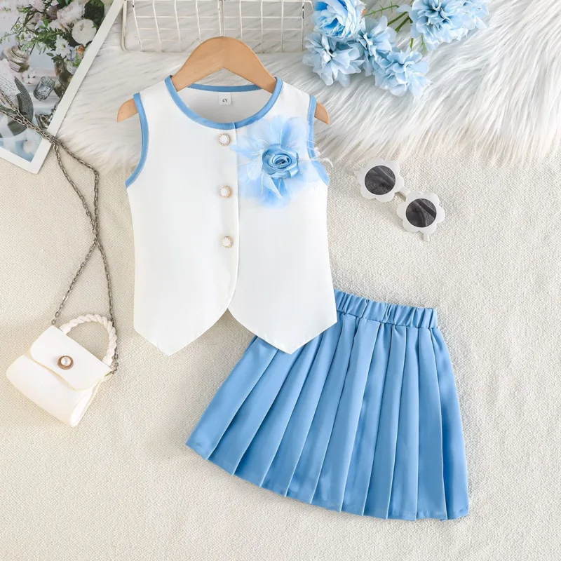 Girls' Set New Sleeveless – Style 0332