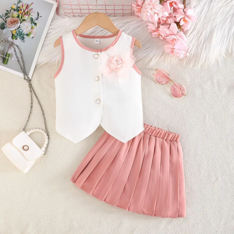 Girls' Set New Sleeveless – Style 0332