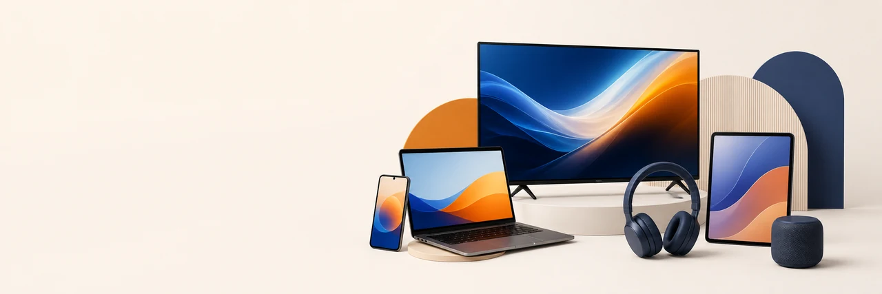 Phones, computers, televisions and audio products