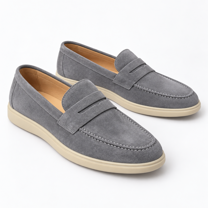 svd-sv-0125-clean-01 Men – Loafers – Gray – Size 38–46 – Style 0125