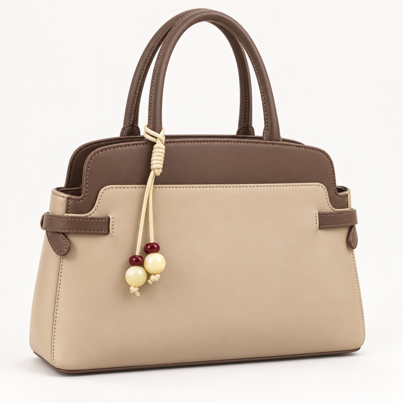 svd-sv-0236-clean-01 Women's Two-Tone Structured Handbag – Style 0236