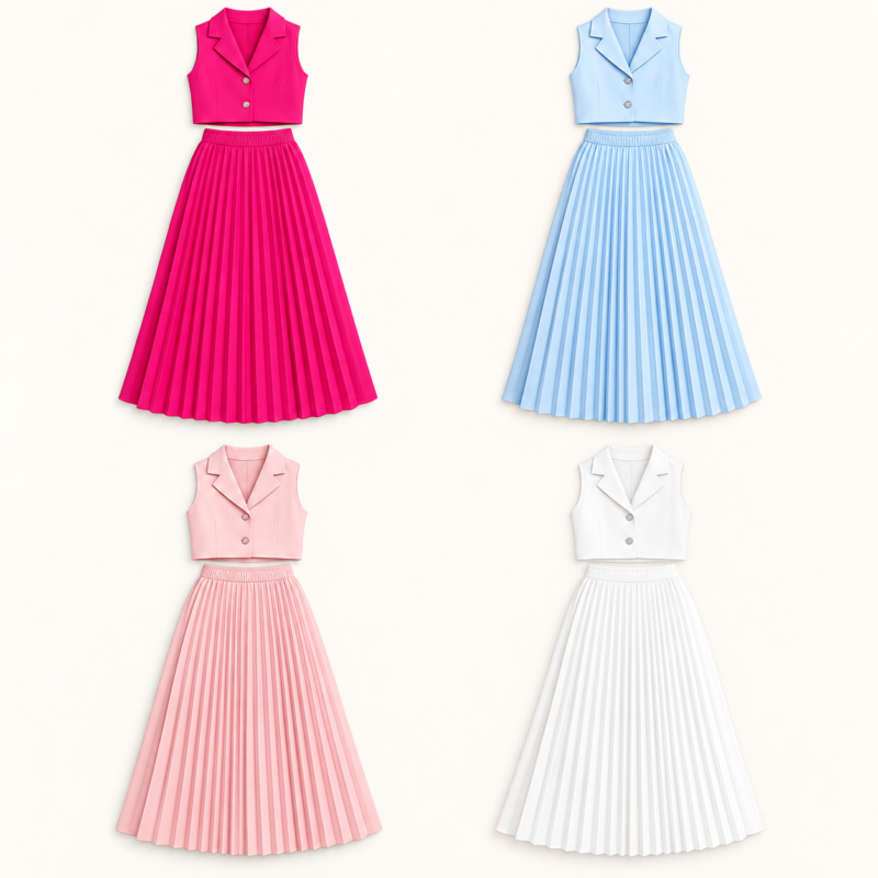 Girls – Clothing Sets – Multicolor – Size 2_8)Yrs – Style 0328
