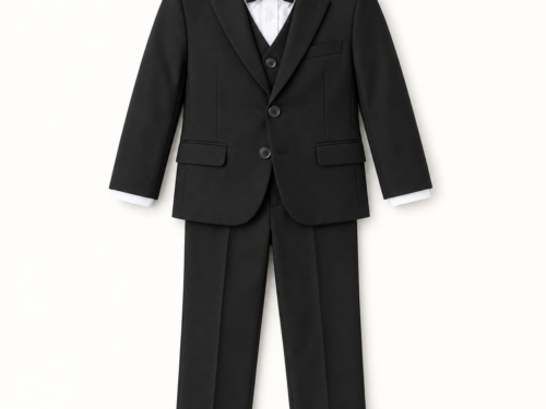 Boys – Suits – Black – Style 0346