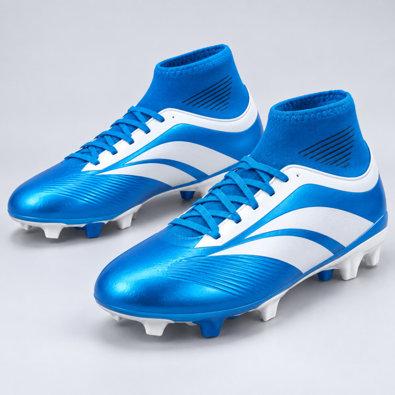 Kids' Blue Football Boots – Sizes 30–35 – Style 0355