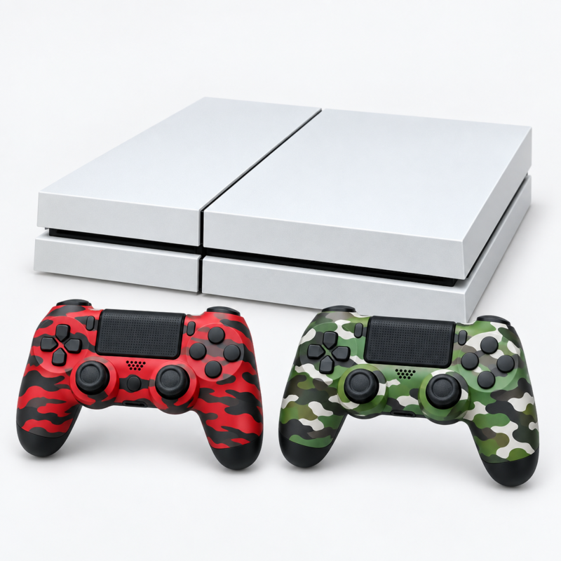 PlayStation 4 Console with 2 Controllers and 10 Games