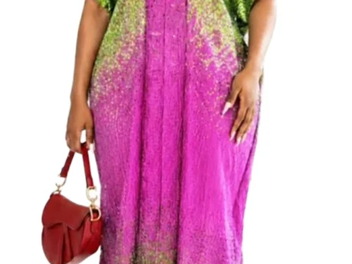 Ombre Luxury Kaftan Dress – Style 0891