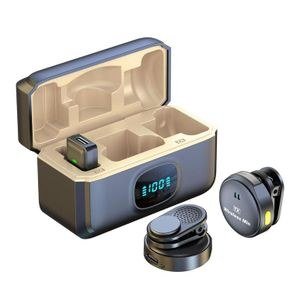 Round Microphone Pair with Display Storage Case