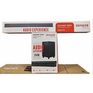 Aiwa Packaged Soundbar and Upright Speaker Set