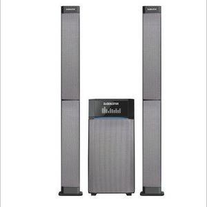 Global Star Grey Speaker System with Tall Columns