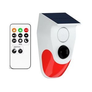 White and Red Wall Alarm with Handheld Remote