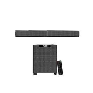 Sayonapps Dark Soundbar and Upright Speaker
