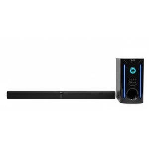 Saachi Dark Soundbar with Tall Front-Panel Unit