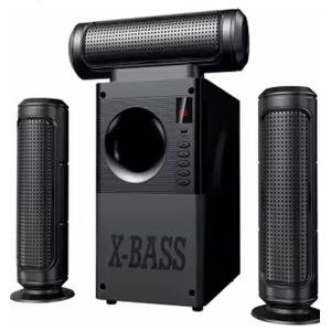 X-Bass Dark Speaker System with Upper Bar Speaker