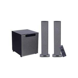Sayonapps Dark Speaker System with Tall Columns