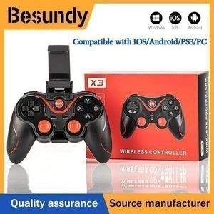 X3 Black and Orange Game Controller with Phone Support