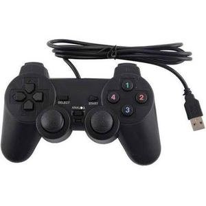 Black USB Gamepad with Front Numbered Buttons