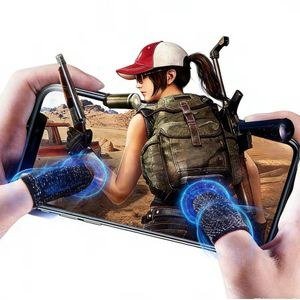 Dark Mobile-Gaming Finger Sleeves
