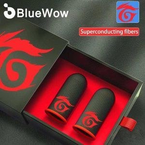 BlueWow Packaged Black Gaming Finger Sleeves