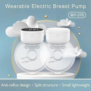 White Breast-Pump Units with Clear-Look Containers