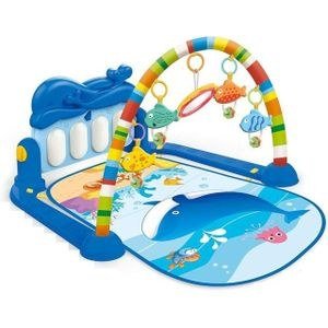 Blue Play Mat with Colourful Arch and Key Panel
