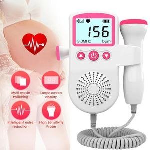 White and Pink Handheld Detector with Probe