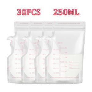 Milk-Storage Bags with Pale Pink Scales