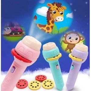 Projection-Style Toy Torch in Pastel Colours