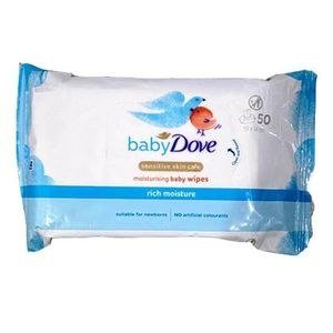 Dove Baby Wipes White and Blue Pack