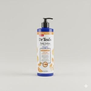 Dr Teal's Labelled Body-Lotion Pump Bottle