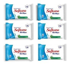 Softcare Wipes in Blue and White Pack Examples
