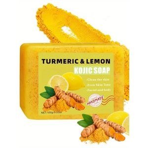 Turmeric and Lemon Labelled Soap Package