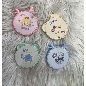 Small Round Mirrors with Cartoon Back Designs