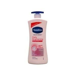 Vaseline Healthy Bright Labelled White Pump Bottle