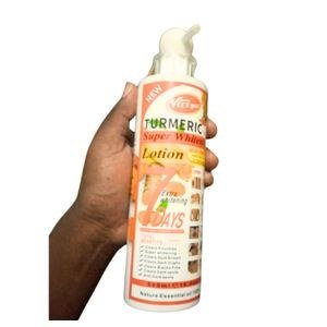 Veet Gold Turmeric-Labelled Lotion Pump Bottle
