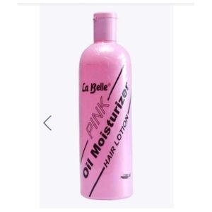 La Belle Pink Oil-Labelled Hair-Lotion Bottle