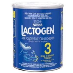 Nestle Lactogen 3 Labelled Milk-Powder Container