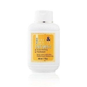 Fair and White AHA-Labelled Lotion Bottle